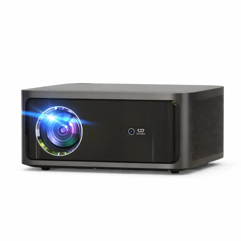 GOOJODOQ AC1071 โปรเจคเตอร์อัจฉริยะ 1080P FHD รองรับ 4K, 700 ANSI, HDR10+, WiFi 6 และ Bluetooth 5.0