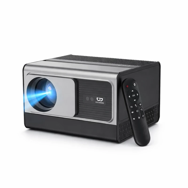 GOOJODOQ AC1073 โปรเจคเตอร์ 1080P แท้ ภาพคมชัด 700 ANSI รองรับ 4K HDR10+